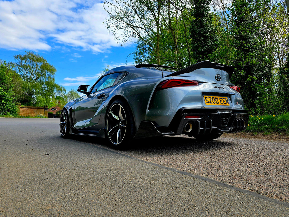 Toyota Supra A90 V Style Carbon Fibre Boot Spoiler 2019+