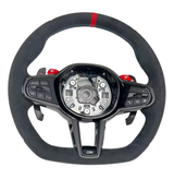 Toyota Supra A90 LCI Alcantara & Carbon Steering Wheel (BMW G-Series Design)