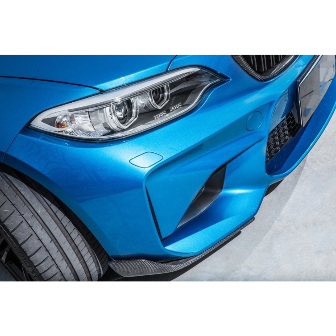 BMW F87 M2 MP STYLE CARBON FIBRE FRONT SPATS