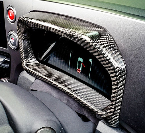 Toyota GR Yaris MK2 Dry Carbon Fibre Speedometer Inner Hood Cover