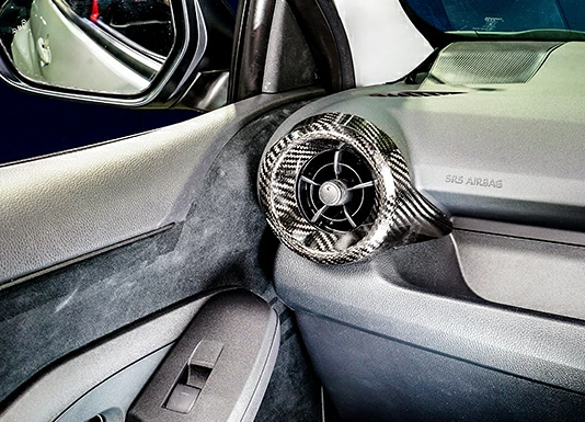 Toyota GR Yaris MK2 Dry Carbon Fibre Air Conditioner Cover (SET OF 2)