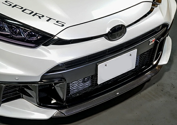 Toyota GR Yaris MK2 Dry Carbon Fibre Front Lip Cover (1 Piece)