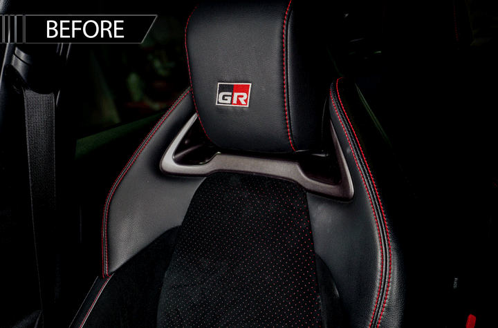 Toyota GR Yaris MK2 Dry Carbon Fibre Headrest Garnish Cover (SET OF 2)