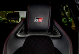 Toyota GR Yaris MK2 Dry Carbon Fibre Headrest Garnish Cover (SET OF 2)
