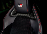 Toyota GR Yaris MK2 Dry Carbon Fibre Headrest Garnish Cover (SET OF 2)