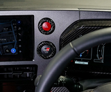 Toyota GR Yaris MK2 Dry Carbon Fibre Switch Ring Cover (SET OF 2)