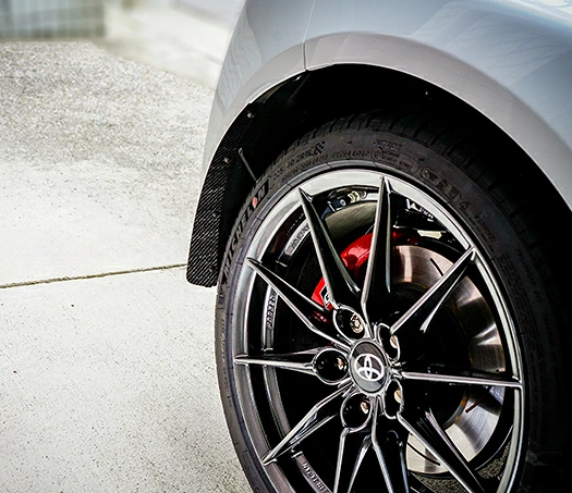 Toyota GR Yaris MK2 Dry Carbon Fibre Rear Mudguards (SET OF 2)