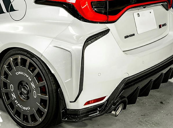 Toyota GR Yaris MK2 Dry Carbon Fibre Rear Bumper Side Cover