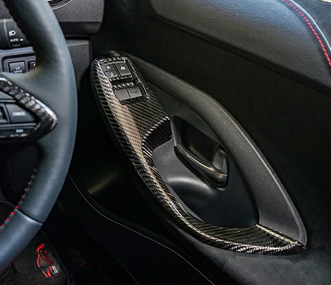 Toyota GR Yaris MK2 Dry Carbon Fibre Switch Panel Cover (SET OF 2)
