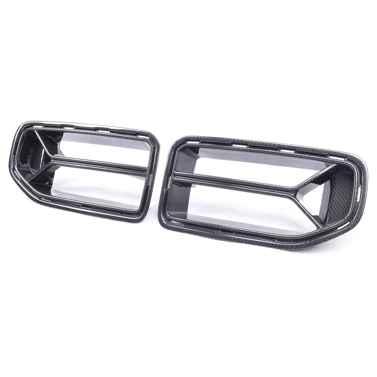 BMW G87 CSL STYLE DRY CARBON FIBRE FRONT GRILLE (2 PCS)