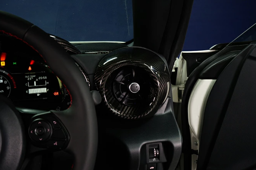 Dry Carbon Fibre Side Air Conditioner Covers (Pair) - Toyota GR86 / Subaru BRZ