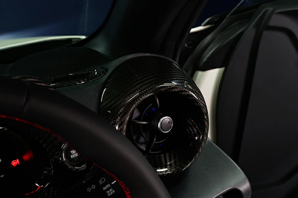 Dry Carbon Fibre Side Air Conditioner Covers (Pair) - Toyota GR86 / Subaru BRZ