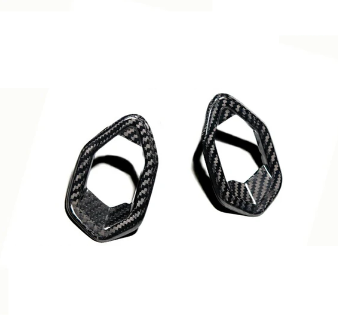 Dry Carbon Fibre Air Conditioner Covers (Pair) - Toyota GR86 / Subaru BRZ