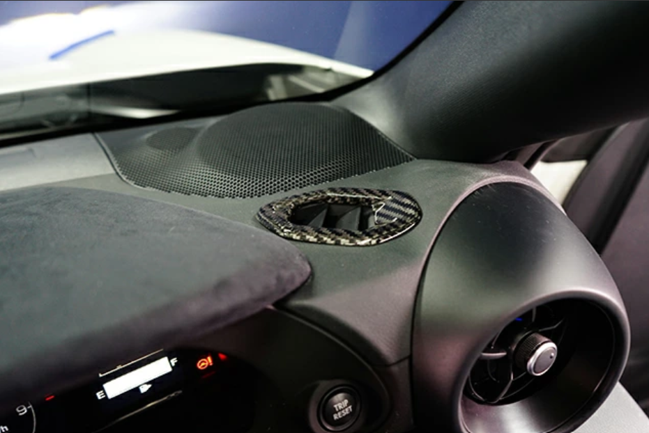 Dry Carbon Fibre Air Conditioner Covers (Pair) - Toyota GR86 / Subaru BRZ