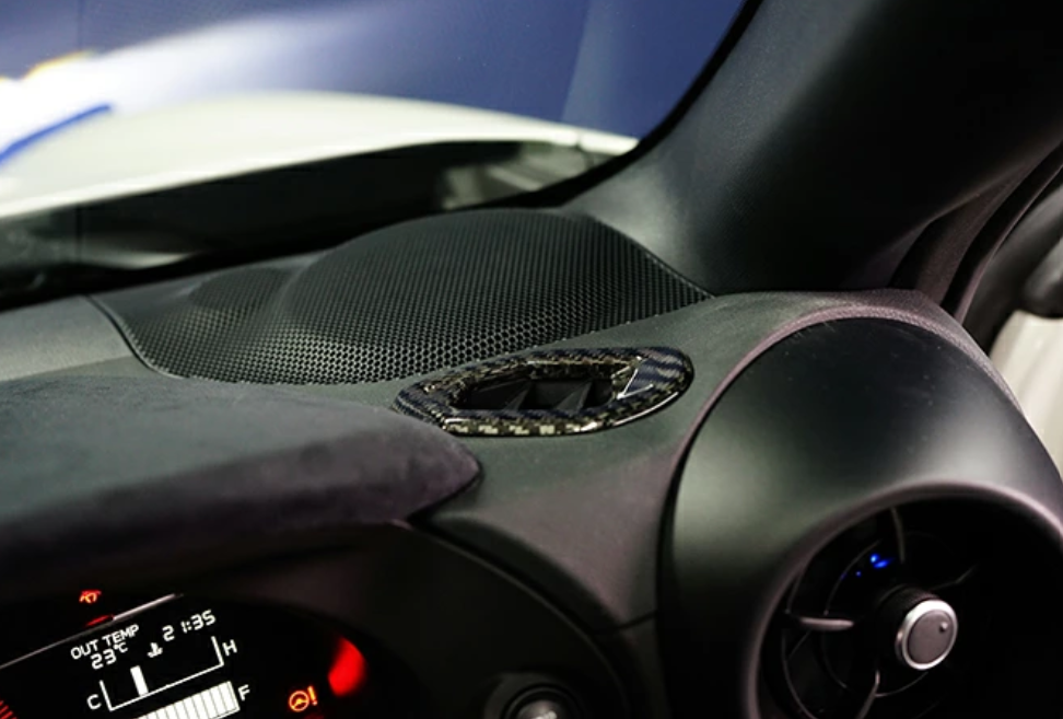 Dry Carbon Fibre Air Conditioner Covers (Pair) - Toyota GR86 / Subaru BRZ
