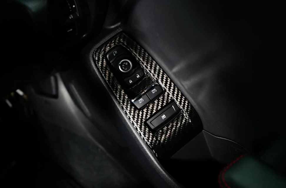 Dry Carbon Fibre Switch Panel Covers (Pair) - Toyota GR86 / Subaru BRZ