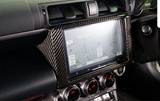 Dry Carbon Fibre Navigation Panel Cover – Toyota GR86 / Subaru BRZ