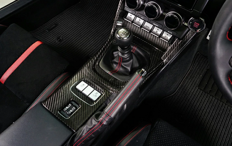 Dry Carbon Fibre Shift/Gear Control Panel Cover – Toyota GR86 / Subaru BRZ