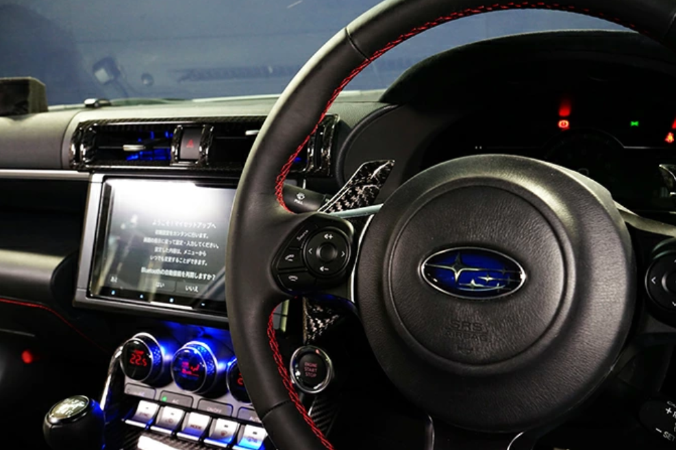 Dry Carbon Fibre 2 Piece Paddle Shift Covers – Toyota GR86 / Subaru BRZ