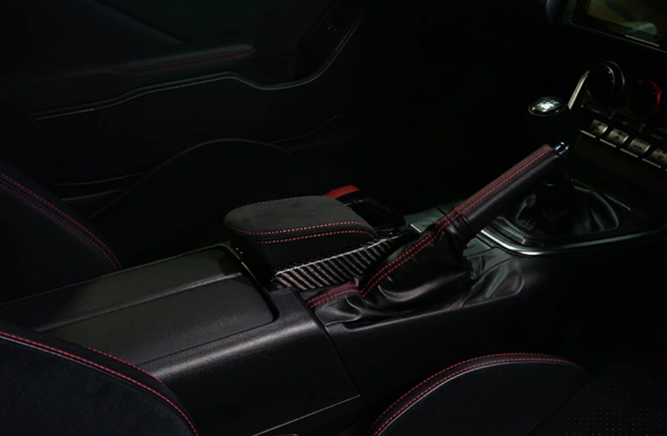 Dry Carbon Fibre Centre Arm Rest Cover – Toyota GR86 / Subaru BRZ