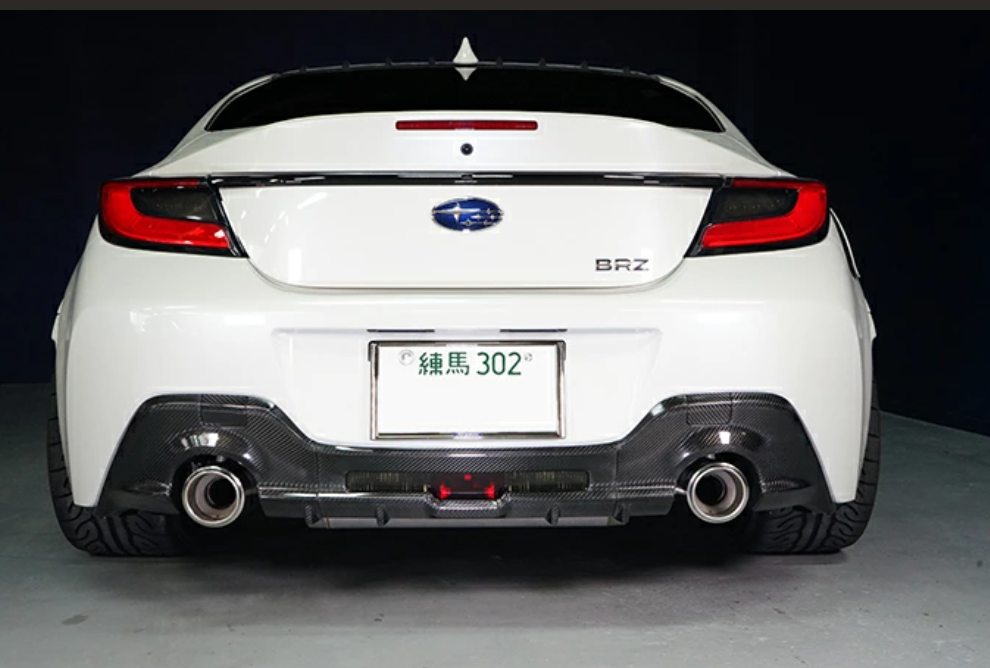 Dry Carbon Fibre Rear Bumper Cover – Toyota GR86 / Subaru BRZ