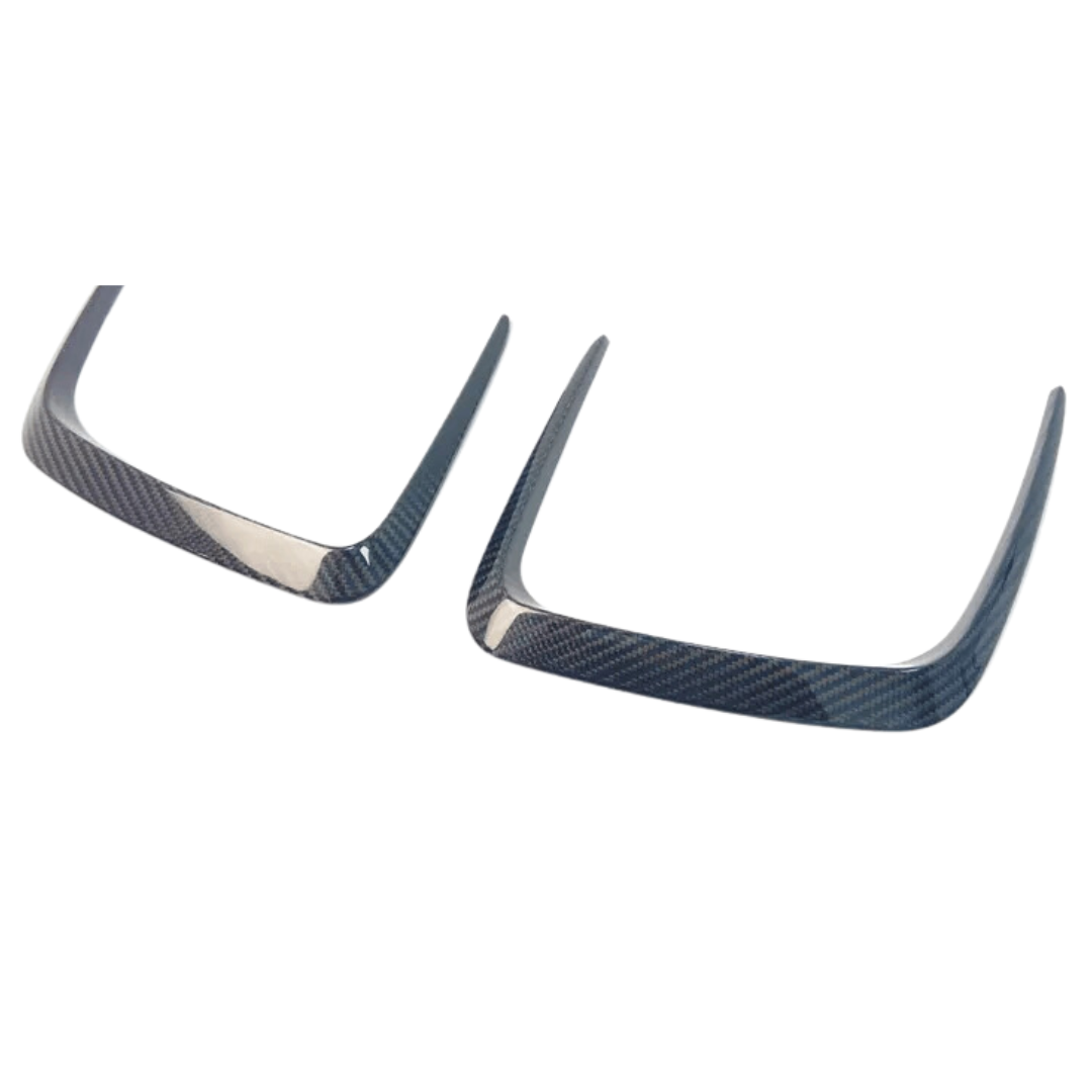 BMW M3/M4 G8X DRY CARBON FIBRE BONNET VENT TRIMS (SET OF 2)