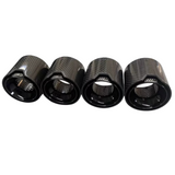 BMW M3/M4 G8X CARBON FIBRE GLOSS BLACK EXHAUST TIPS (SET OF 4)