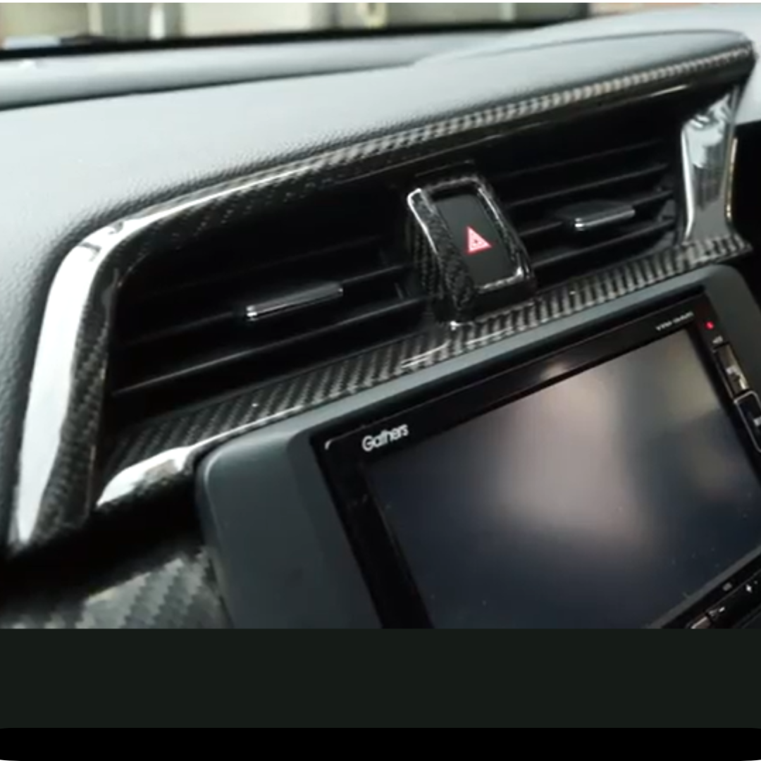 Dry Carbon Fibre Front Air Conditioner Cover for Honda Civic Type-R FK8