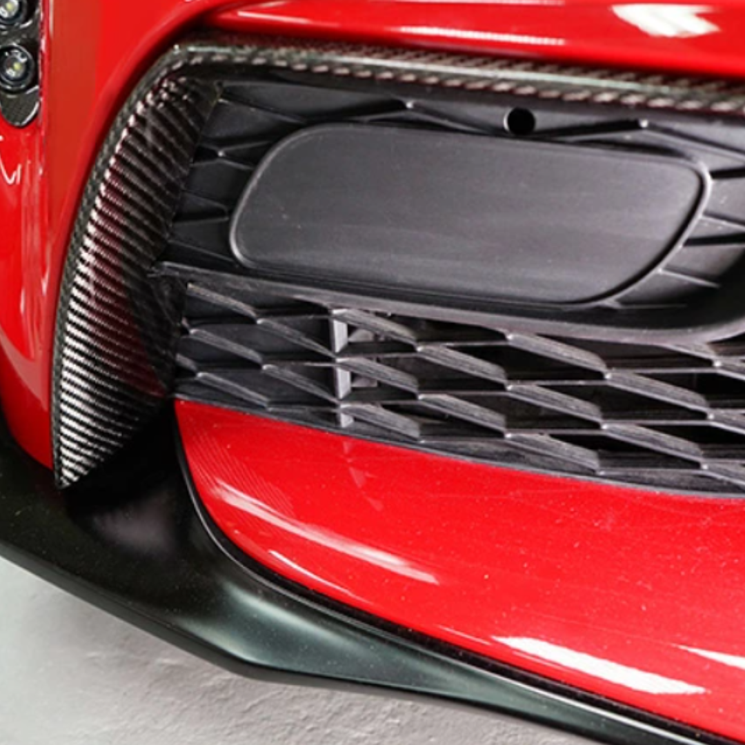 Toyota Supra A90 Dry Carbon Fibre Front Duct Upper Garnish (SET OF 2)