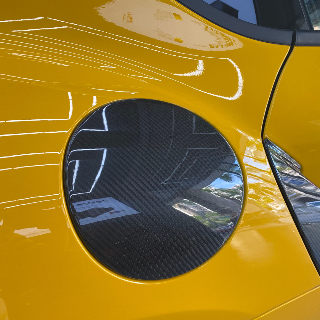 Toyota Supra A90 Dry Carbon Fibre Fuel Tank Cover