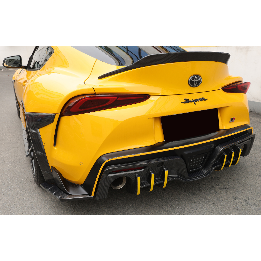 Toyota Supra A90 Carbon Fibre Man Ray Boot Lip Spoiler