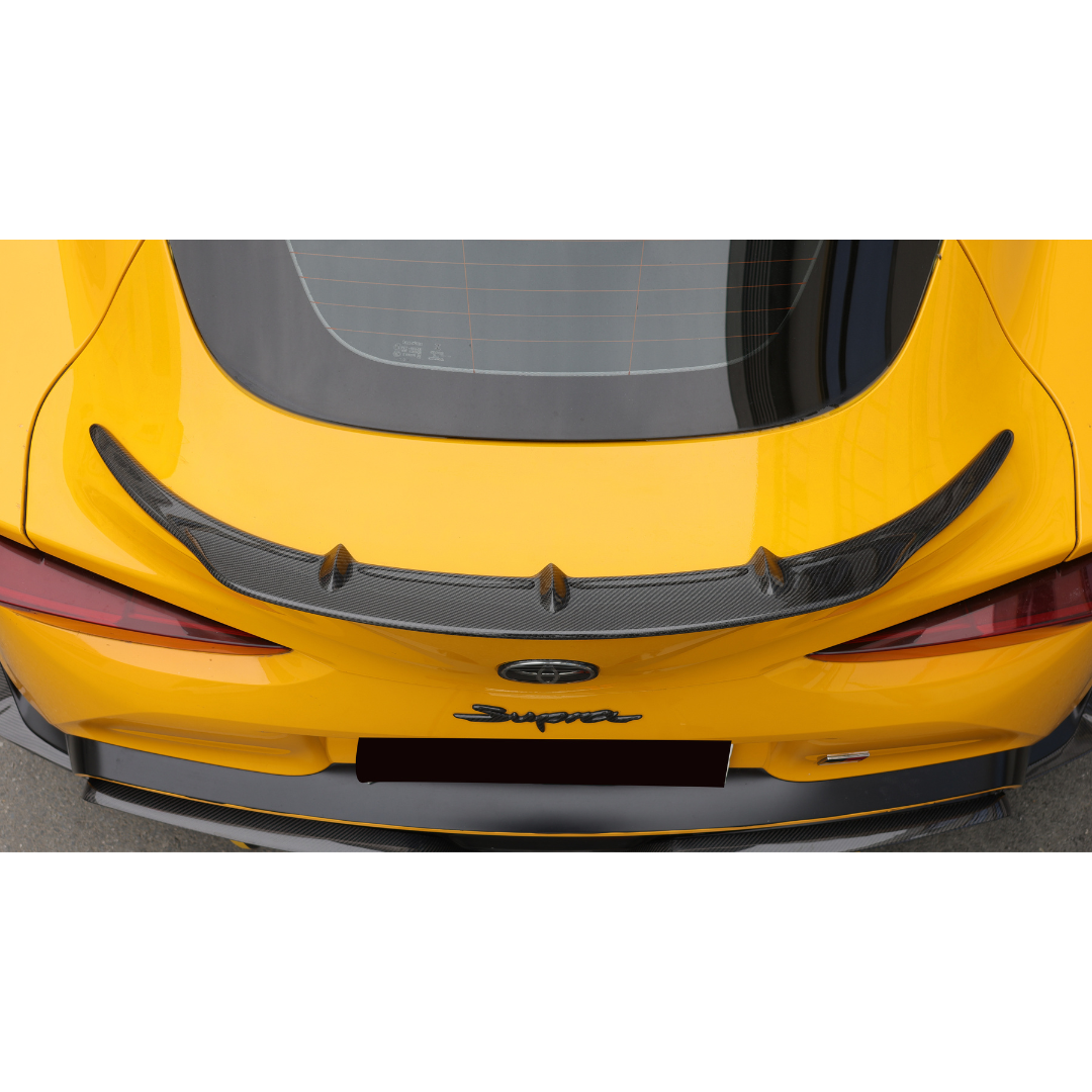 Toyota Supra A90 Carbon Fibre Man Ray Boot Lip Spoiler