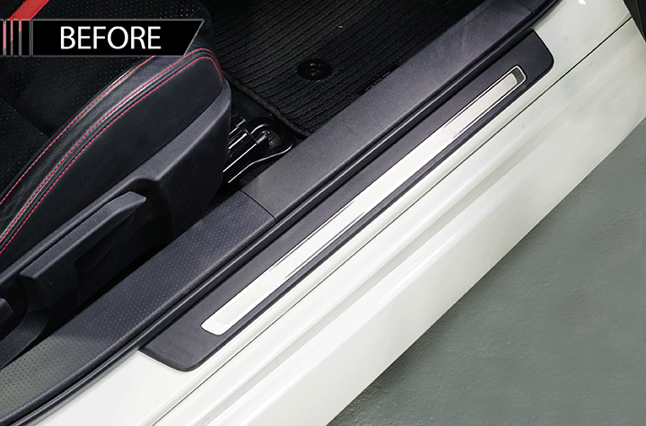 Dry Carbon Fibre Door Sill Plate Cover - Toyota GR86 / Subaru BRZ